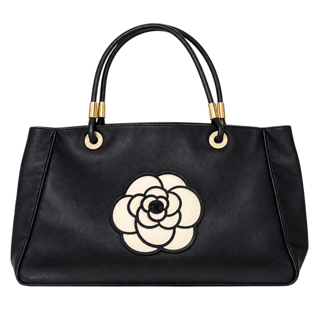 CHANEL　シャネル　カメリア　トートバック