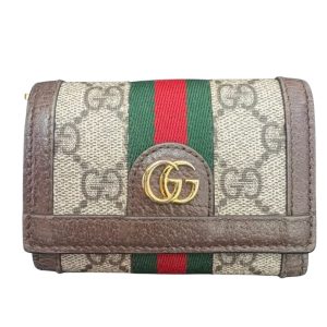 【ミニウォレット シェリーライン】GUCCI【Bランク】