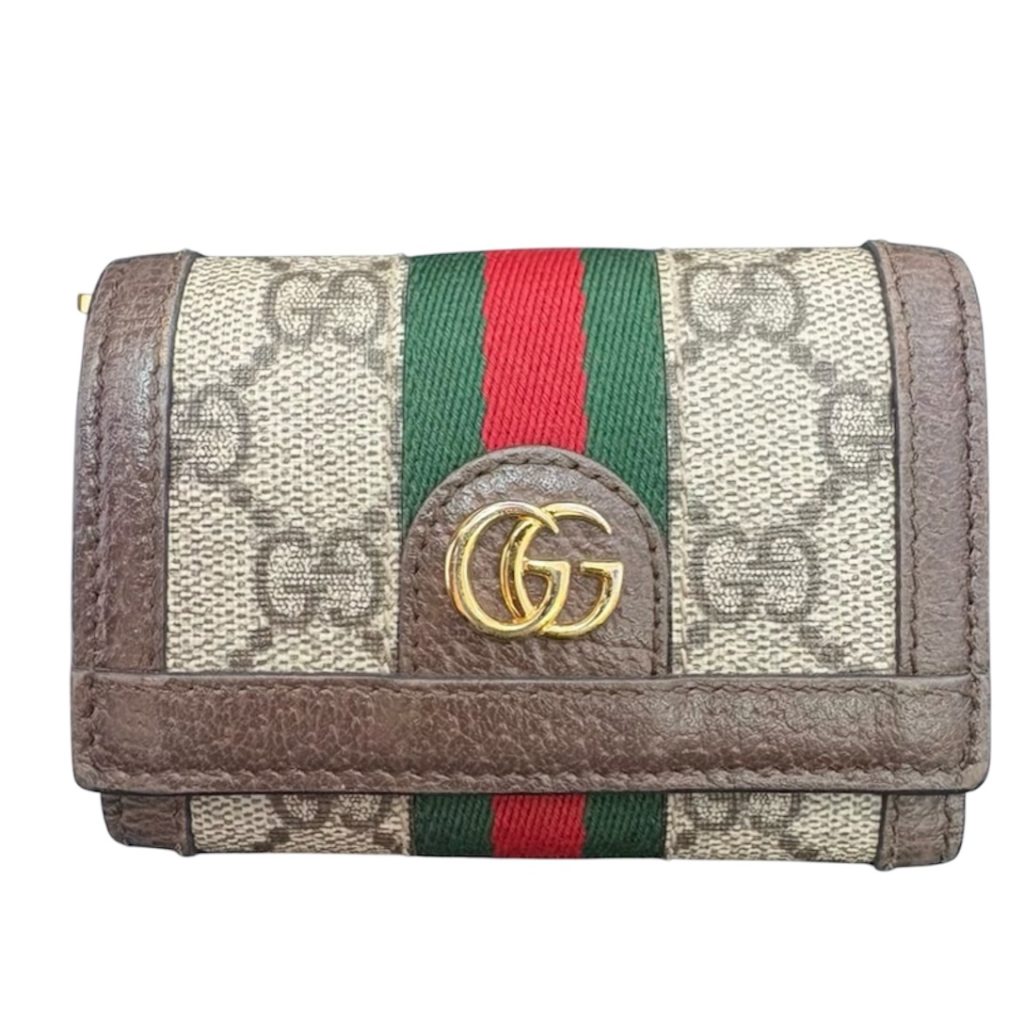 【ミニウォレット シェリーライン】GUCCI【Bランク】