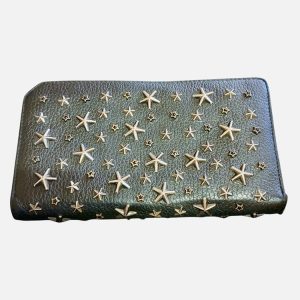 JIMMY CHOO（ジミーチュウ）スタースタッズ 二つ折り財布