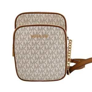 Michael Kors  マイケルコース  MKシグネチャー柄 ジェットトラベルチェーン クロスボディバッグ