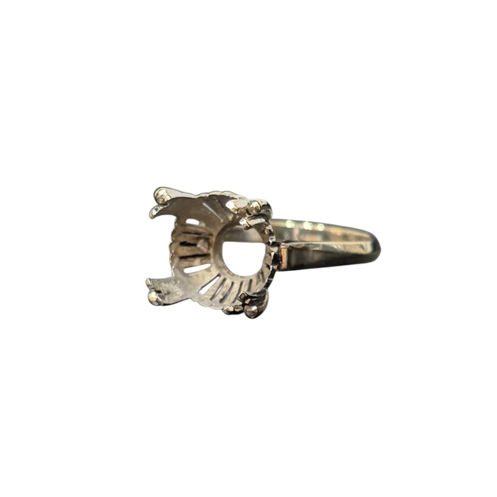 K14WG リング 石なし 14金 ホワイトゴールド アクセサリー
