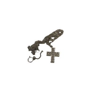 K18WG 18金 金 ホワイトゴールド ネックレス 石付き アクセサリー 貴金属
