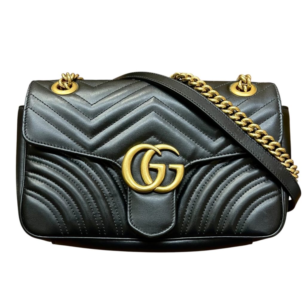 グッチ（GUCCI）GGマーモント キルティング スモール ショルダーバッグ 443497