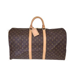 【Louis Vuitton ルイヴィトン】モノグラム・キーポル45・ボストンバック・メンズ・レディース