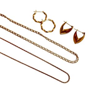 K18　18金　ネックレスピアスおまとめ