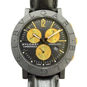 BVLGARI ブルガリ・ブルガリ クロノグラフ カーボンゴールド