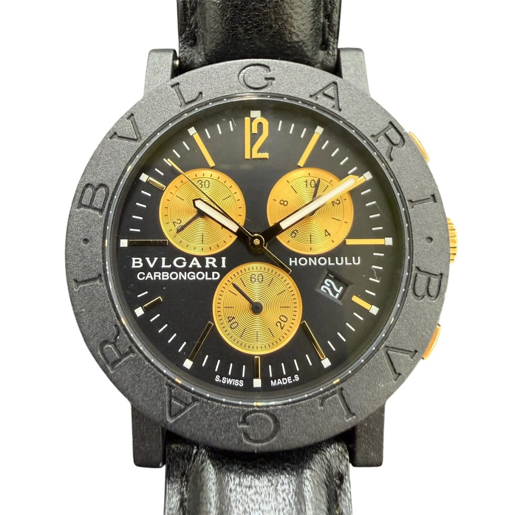 BVLGARI ブルガリ・ブルガリ クロノグラフ カーボンゴールド