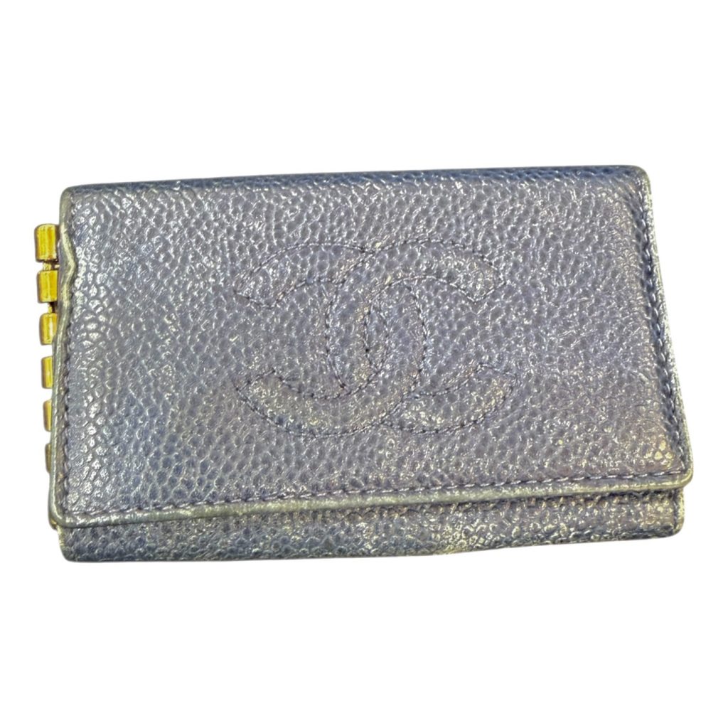 【ココマーク キャビアスキン キーケース】CHANEL【Bランク】