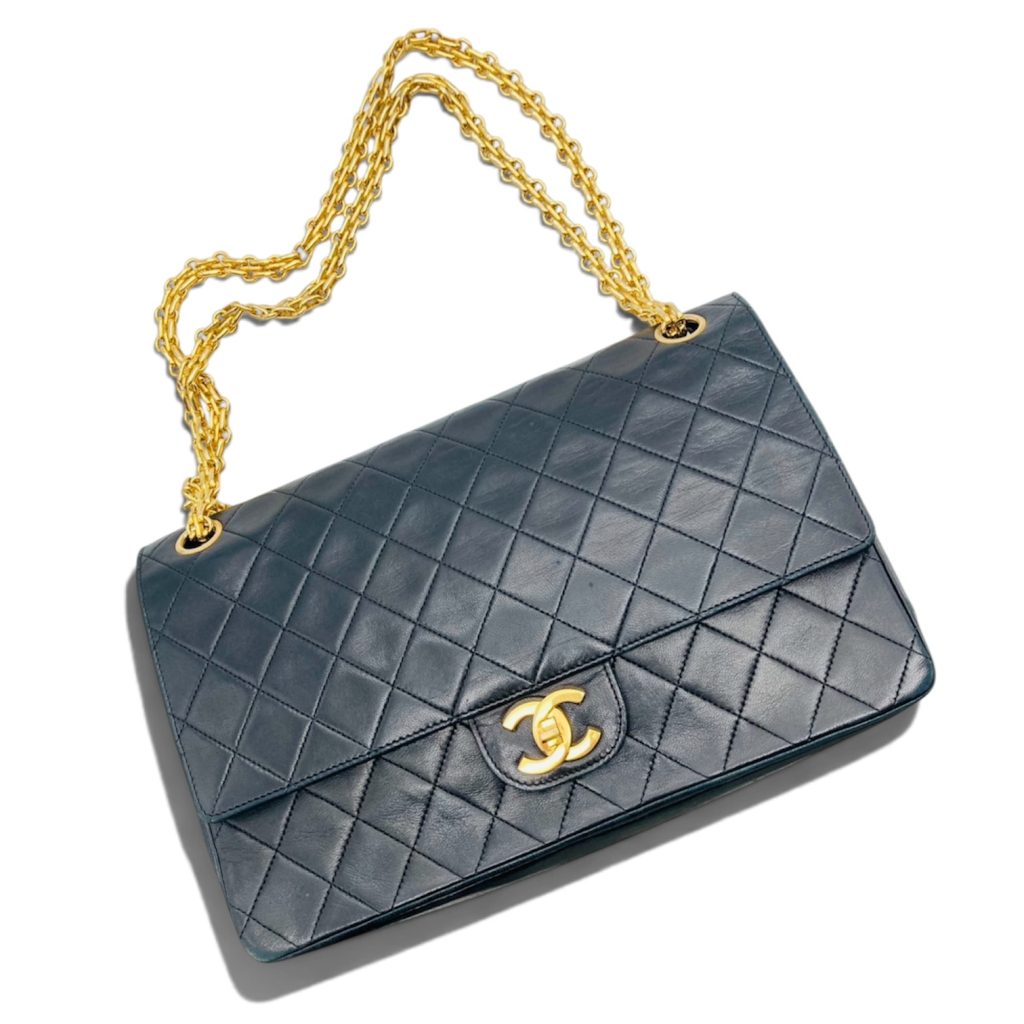 CHANEL マトラッセ Wフラップ Wチェーン ショルダーバッグ