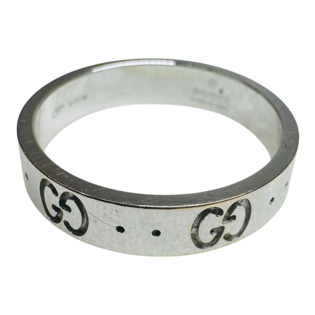 GUCCI GGアイコンリング 750 K18WG