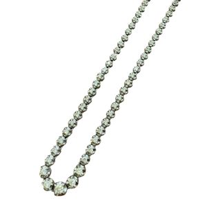 Pt850 メレダイヤ ネックレス