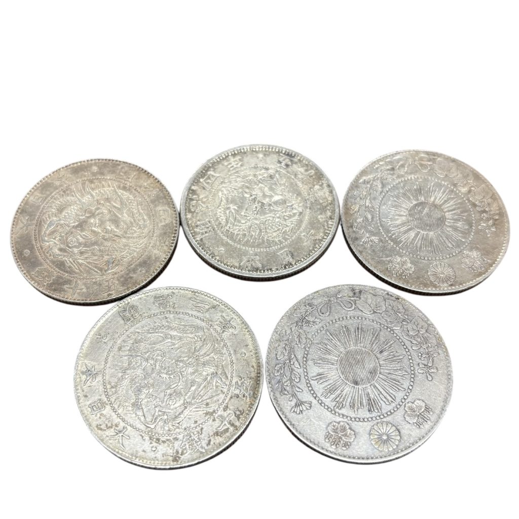 明治50銭銀貨　おまとめ　山形市