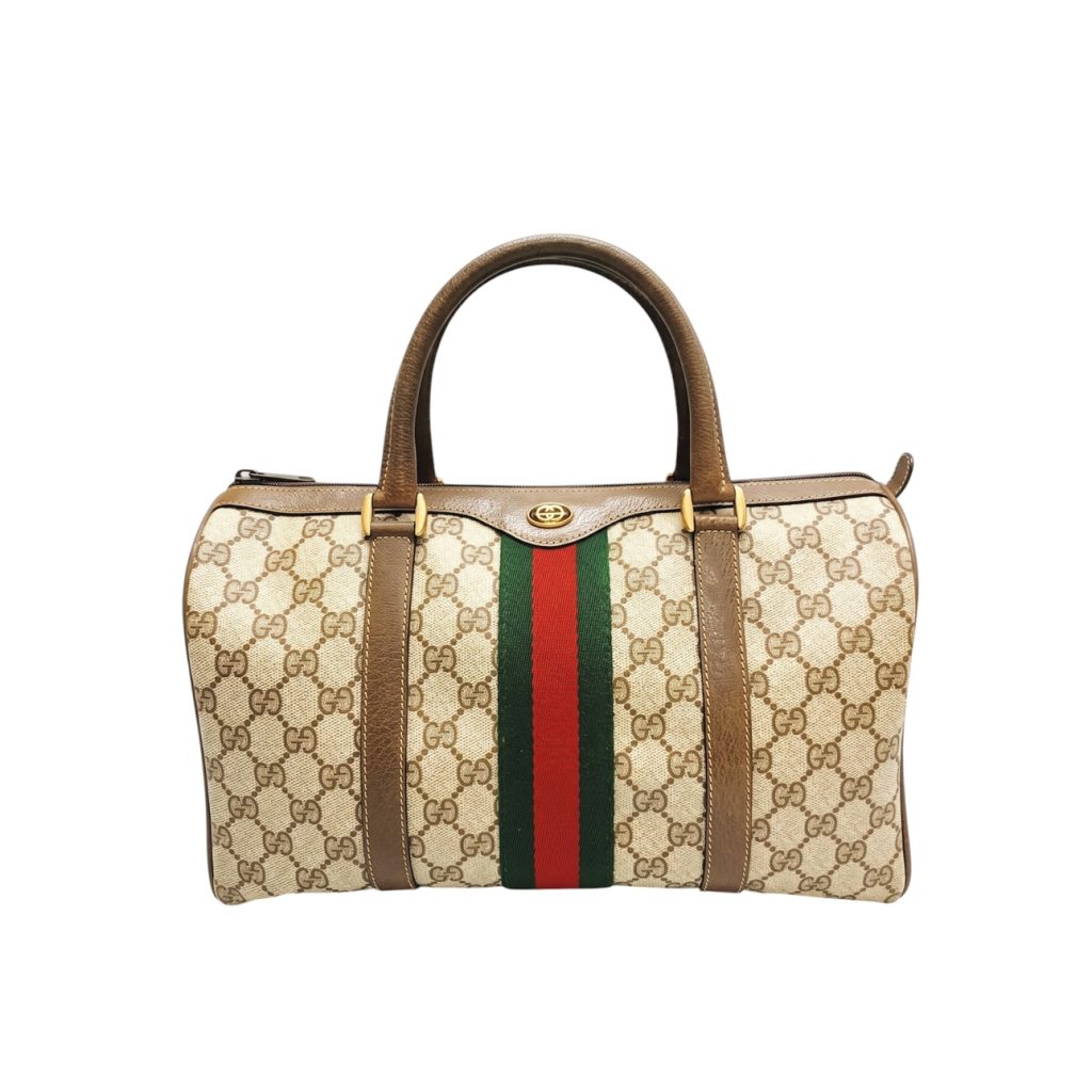 GUCCI  シェリーライン GG ミニボストン バッグ オールドグッチ