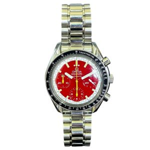 OMEGA オメガ スピードマスター 3510.61 ミハエル シューマッハ 赤文字盤