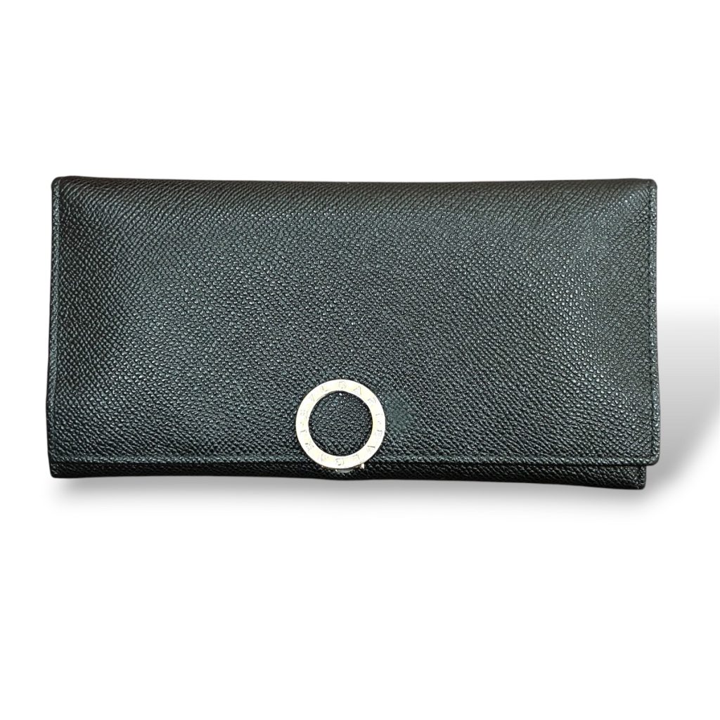 【ログクリップ 二つ折り長財布 30412】BVLGARI「Bランク」