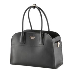 PRADA ミディアムソフトグレインレザー トートバッグ