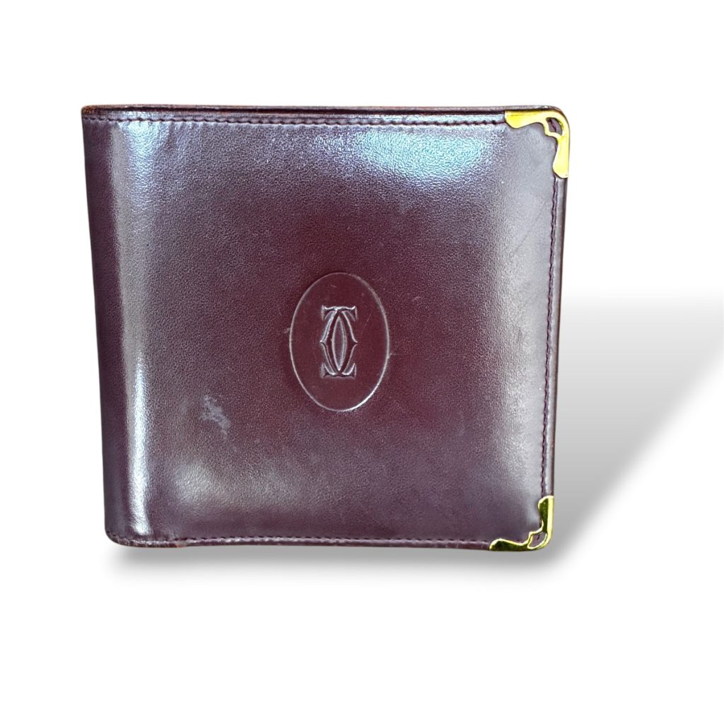 【マストライン 二つ折り財布】Cartier【Dランク】