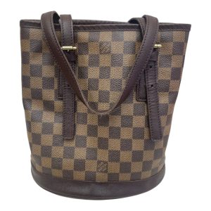 ルイ・ヴィトン Louis Vuitton ダミエ・エべヌ マレ バケット バッグ
