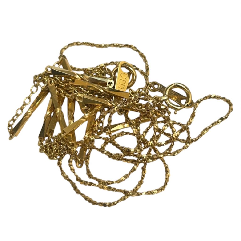 【貴金属買取強化中！】18金（K18） 切子ネックレス 貴金属　アクセサリー　