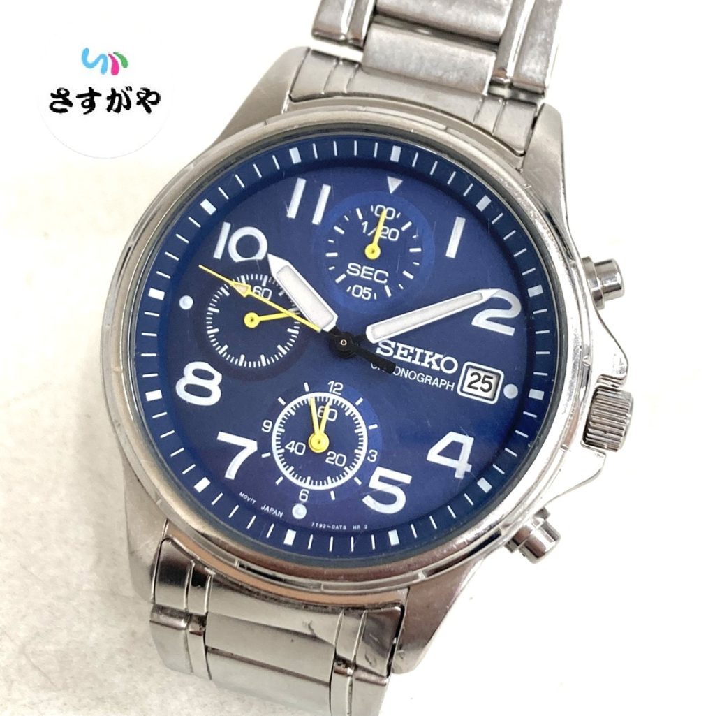 セイコー クロノグラフ 7T92-0BB0