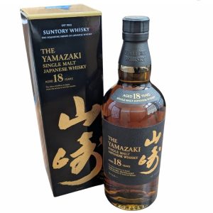 山崎18年 ホログラム付き 緑シールあり お酒 ウイスキー 箱あり