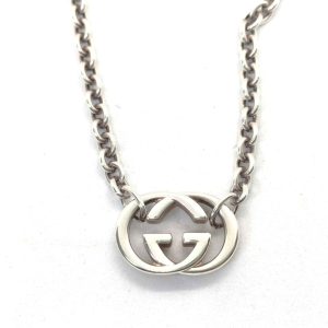 GUCCI グッチ インターロッキングG シルバー ネックレス