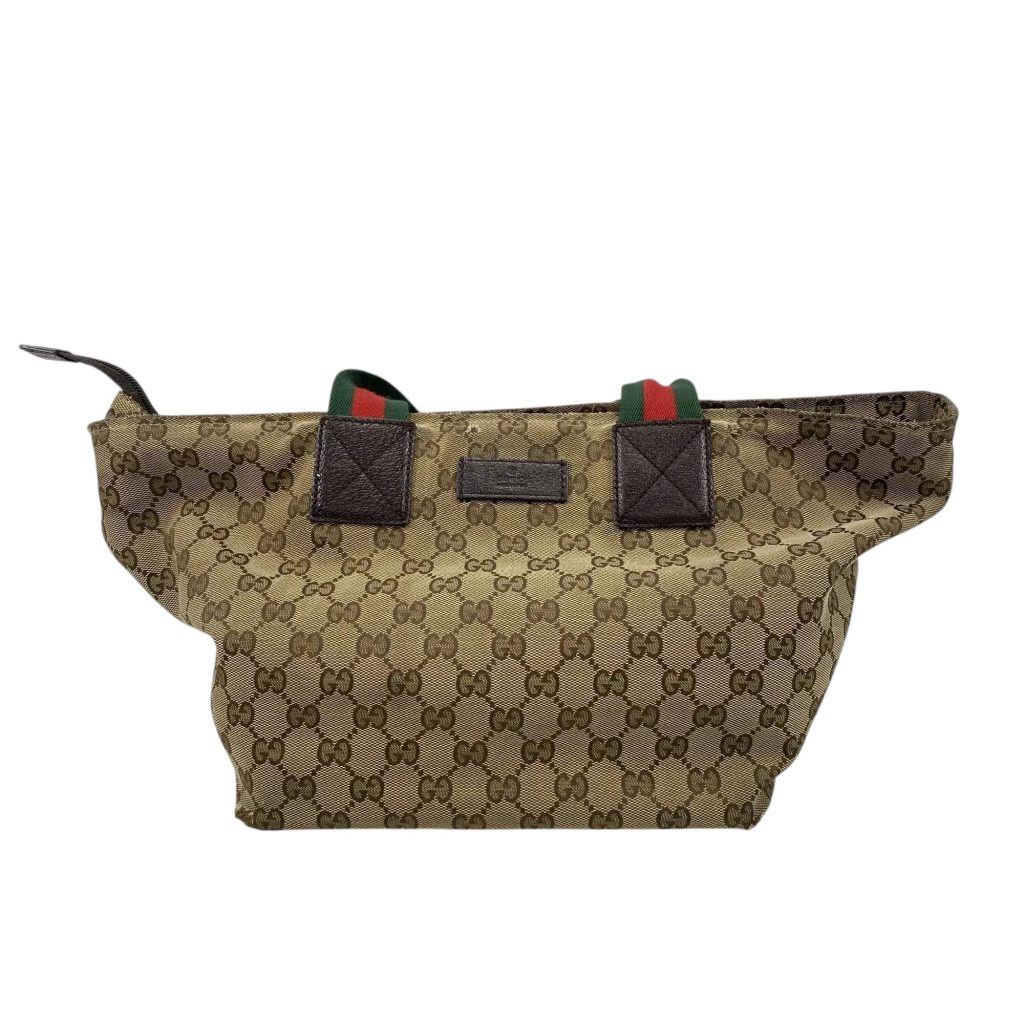 GUCCI グッチ GGキャンバス シェリーライン トートバッグ