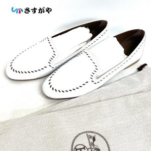 HERMES エルメス レザー ローファー シューズ 靴 ブランド