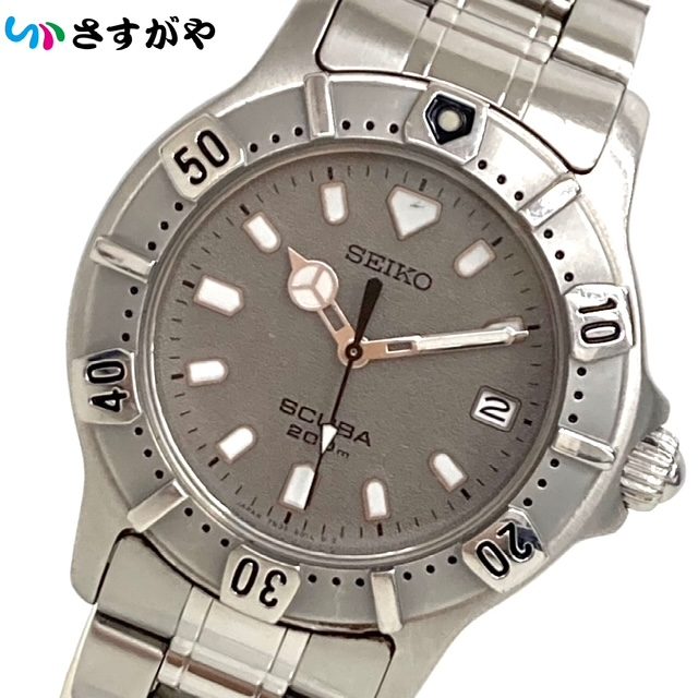 SEIKO セイコー スキューバ 7N35シリーズ デイト クオーツ 時計