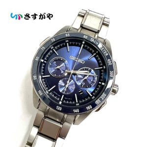 SEIKO セイコー ブライツ ソーラー クロノグラフ 時計 不動 破損品