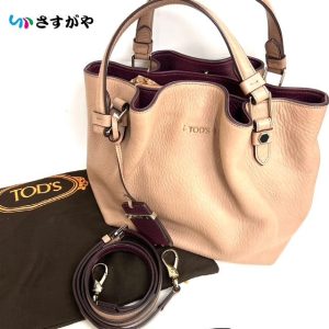 TOD`S トッズ レザー 2way バッグ ブランド