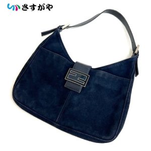 FENDI フェンディ スエード マンマバケット ブランド バッグ