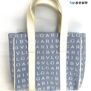 BVLGARI ブルガリ ロゴマニア ミニトート バッグ ブランド
