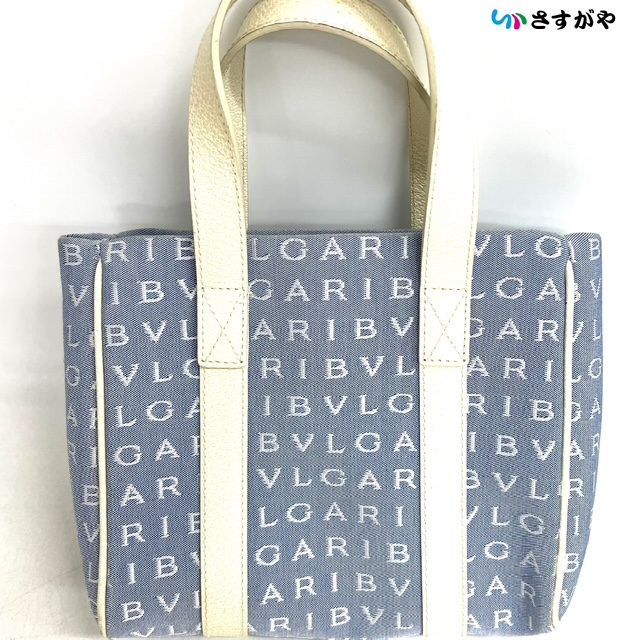 BVLGARI ブルガリ ロゴマニア ミニトート バッグ ブランド