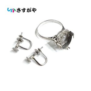 リング イヤリング 破損アクセサリー Pt850 プラチナ