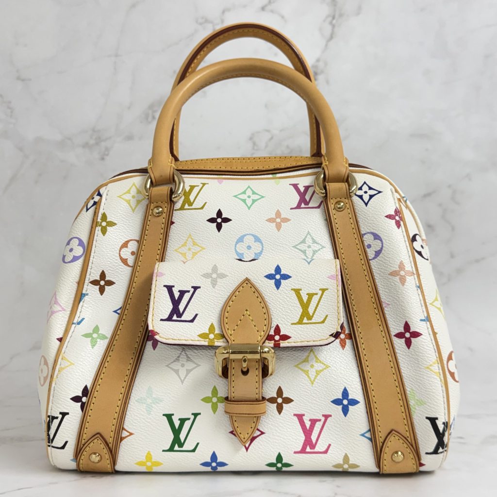 LOUIS VUITTON ルイヴィトン マルチカラー プリシラ ハンドバッグ