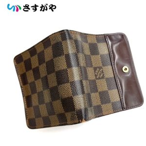 LOUIS VUITTON ルイ・ヴィトン ダミエ コンパクトジップ ダメージ大