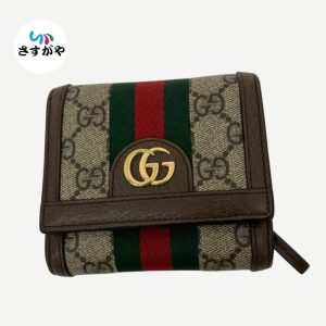 GUCCI オフィディア GGスプリーム コンパクト財布