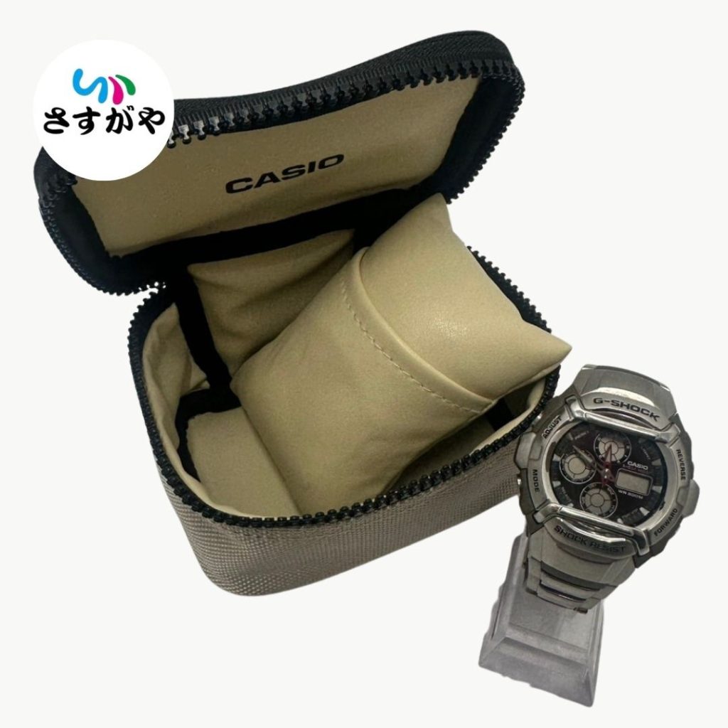 CASIO G-SHOCK メタリックグレー アナデジ