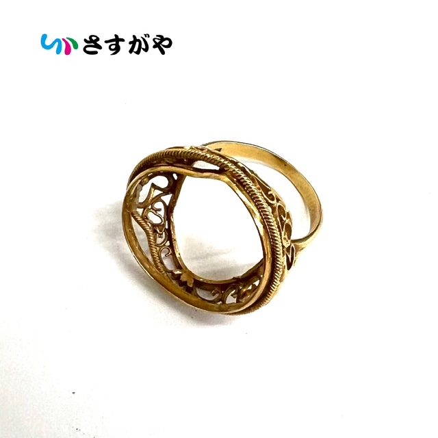 指輪 リング アクセサリー K18 金 破損リング