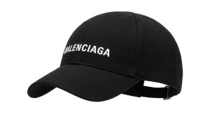 バレンシアガ（BALENCIAGA） ロゴ刺しゅう ベースボールキャップ
