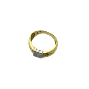 K18　Pt900　コンビリング