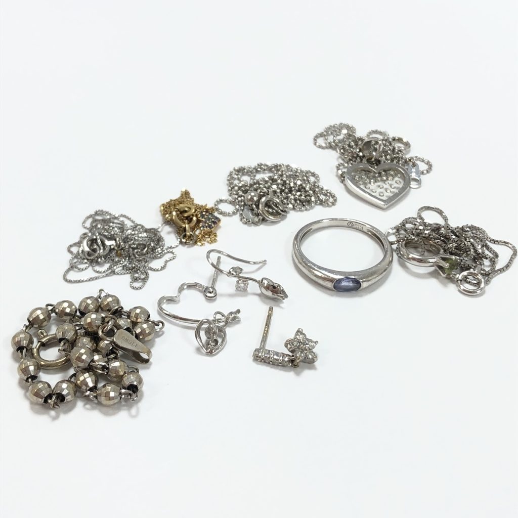 K18WG / Pt850 / K14WG / K10 / ネックレス / リング / ピアス