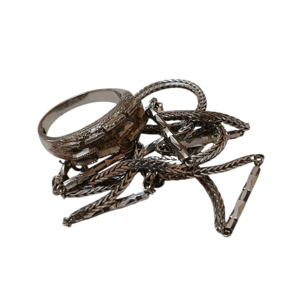 【Pt アクセサリー】プラチナ850・貴金属・指輪（リング）・ネックレス