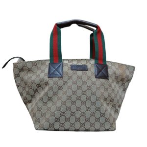 【GUCCIバッグ】グッチ・GGキャンバス シェリーライン トートバッグ・131230・ブランドバッグ・ハンドバッグ・メンズ・レディース