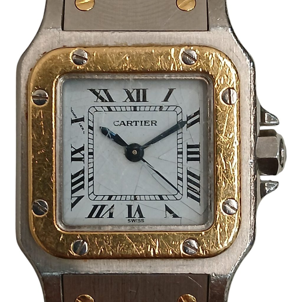 【傷ありでも安心査定！！】Cartier サントス ガルベ SM
