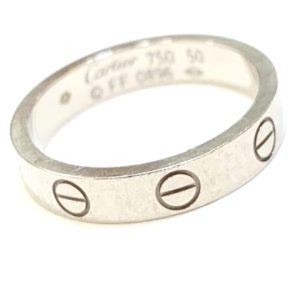 Cartier カルティエ K18WG Loveリング