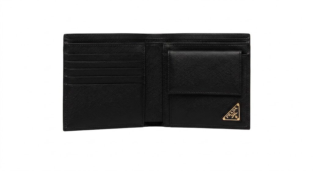 プラダ（PRADA） サフィアーノレザー 二つ折り財布