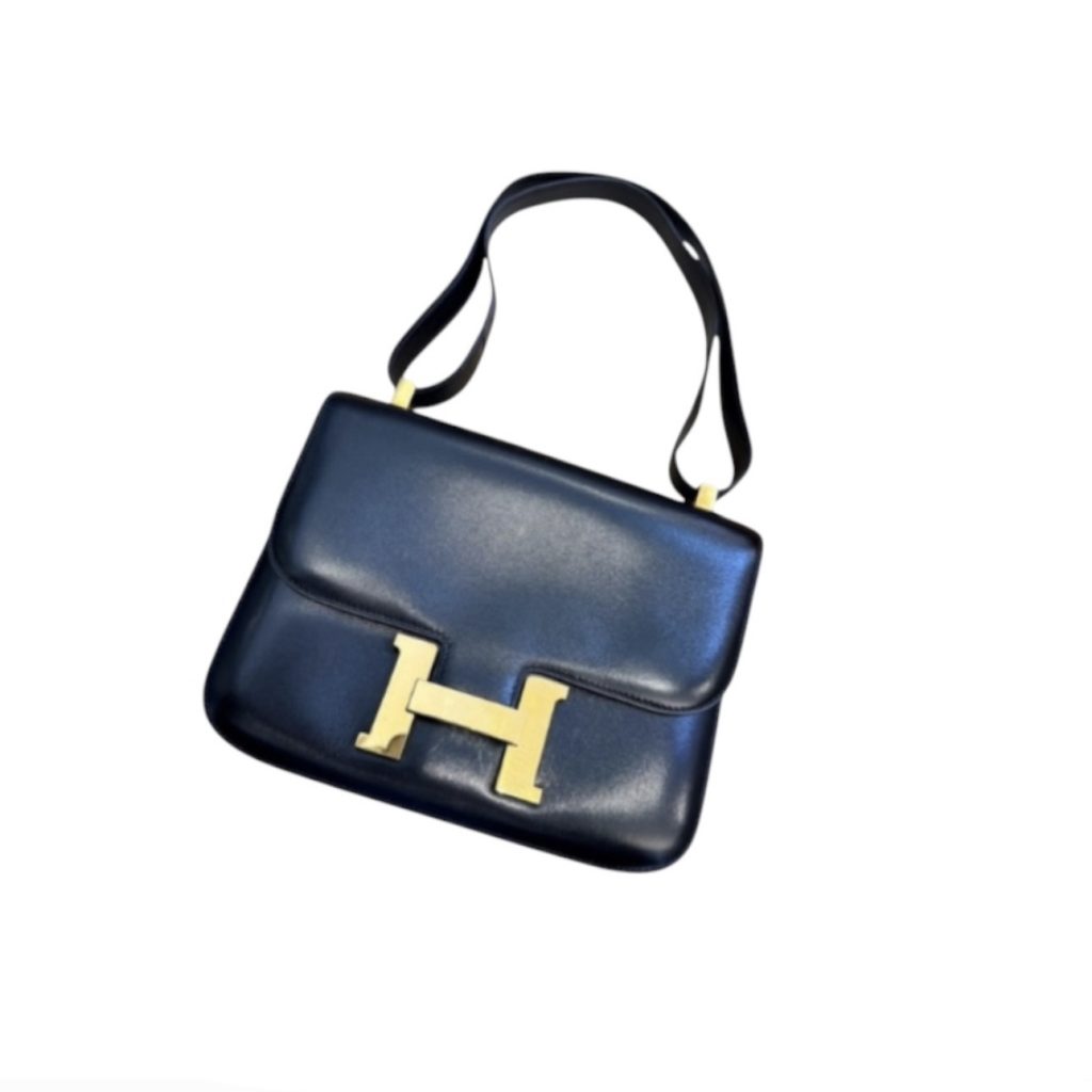 HERMES コンスタンス23 ボックスカーフ  ブラック エルメス